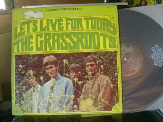 Orig 1966 Promo Lp The Grassroots Lets Live For Today P F Sloan & Dunhill 50020