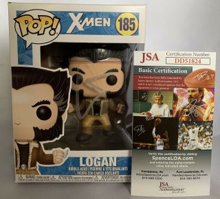 Hugh Jackman Signed Logan Funko Pop Vinyl Figure X Men Marvel Jsa Auto