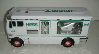 Hess 2018 Toy Truck - RV with ATV and Motorbike 6