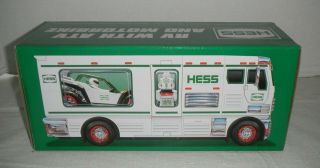 Hess 2018 Toy Truck - RV with ATV and Motorbike 7
