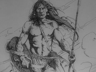 Native American artwork pen and ink 3