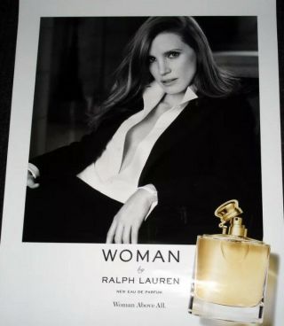Ralph Lauren “woman” Ad Poster 22x28 / Jessica Chastain / New;