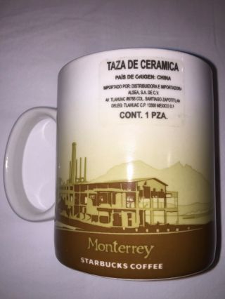 Starbucks Monterrey MEXICO Global City Icon Mug Collector Series 2