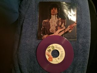 Prince And The Revolution Purple Rain 45 With The Picture Sleeve Purple Vin
