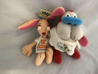 Vintage Ren And Stimpy Plush With Tags 1992