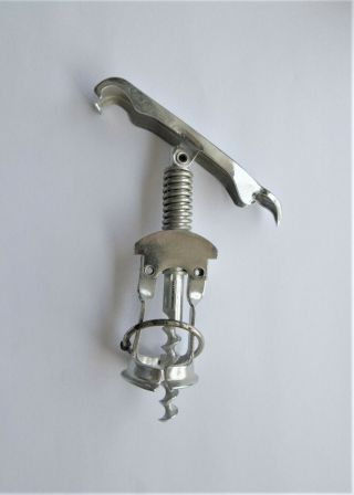 Vintage Spring Assisted Multi Tool Corkscrew - Cap And Can Opener - 1950 - 60
