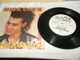 Nick Cave & The Bad Seeds - In The Ghetto - Oz 7 " Pic / Slv Vinyl -