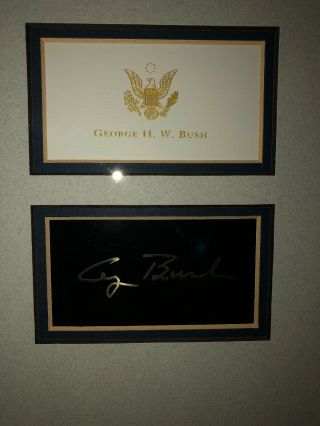 5 USA PRESIDENTS GROUP NOV 1991 HISTORIC EVENT PICTURE,  SEAL,  SIGNATURES. 8