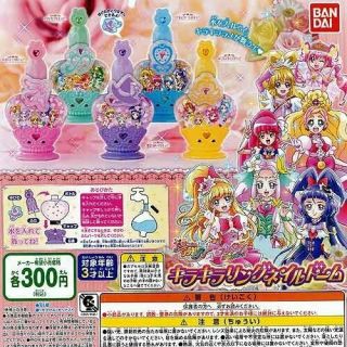 Bandai Pretty Cure All Stars Capsule Dome All 5 Set Gashapon Mascot Toys Bandai