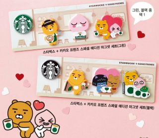 Starbucks Korea X Kakao Friends Collaboration Special Edition Magnet,  Tracking