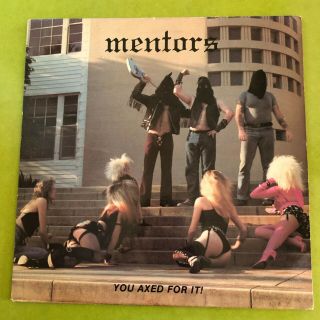 Mentors - You Axed For It 1985 1st Press Vinyl Lp Enigma/death Records 72036 - 1