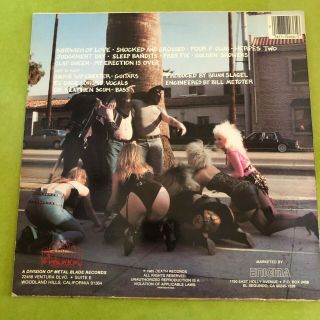 Mentors - You Axed For It 1985 1st Press Vinyl LP Enigma/Death Records 72036 - 1 2