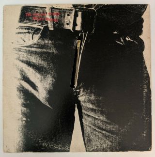 The Rolling Stones Sticky Fingers Vinyl Lp Vg Disc Coc59100 Zipper 1971