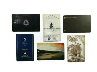 Collectible Hotel Key Cards Form World Class Hotels