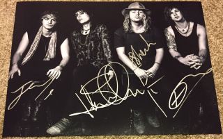 The Struts Band Signed 11x14 Photo Everybody Wants Luke Spiller W/ Proof Auto