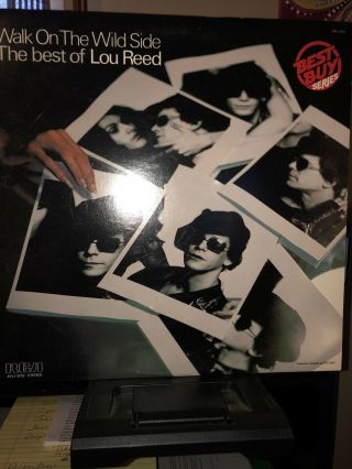 Vintage Lou Reed Best Of Walk On The Wild Side 12 " Rock Vinyl Lp Album Record