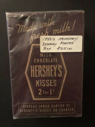 Hersheys Chocolate Kisses Box (1950’s)