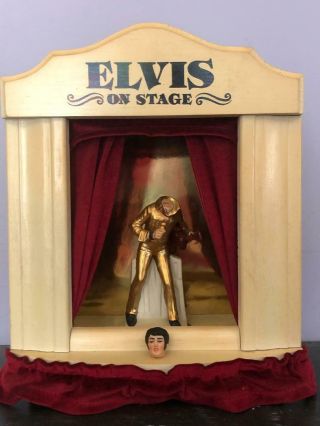 Elvis Presley " Elvis On Stage " Mccormick Music Box Decanter Rare No.  151/2500
