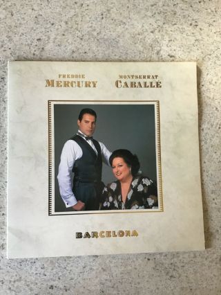 Freddie Mercury & Montserrat Caballe Barcelona Vinyl Lp Uk 1988