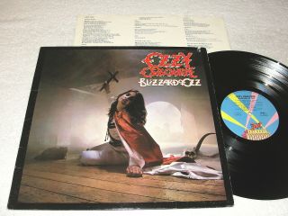 Ozzy Osbourne " Blizzard Of Ozz " 1981 Rock Lp,  Vg,  Jet Press,  Vinyl