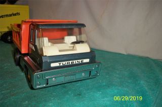 Structo Turbine Dump Truck Good Fully Old Toy Pressed Steel 13 
