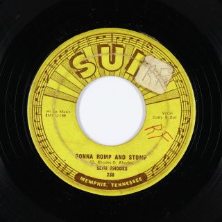 Rockabilly 45 - Slim Rhodes - Gonna Romp And Stomp - Sun - Mp3