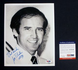 Joe Biden Signed - Psa/dna - Autographed 8x10 Photo (obama Vice - President,  Vp)