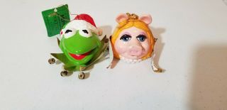 Sigma Christmas Kermit And Miss Piggie Ornaments