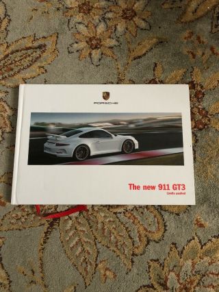 Porsche 911 991 Gt3 Sales Brochure 2013 - 2014 Usa Edition Rare