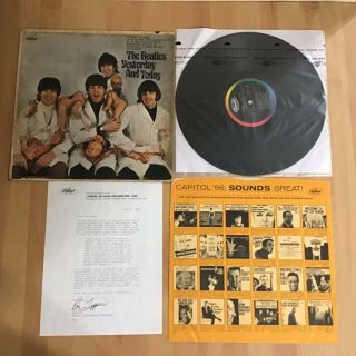 The Beatles Yesterday And Today 3rd State Peeled Butcher Cover T - 1 - 2553 - F - 23 1