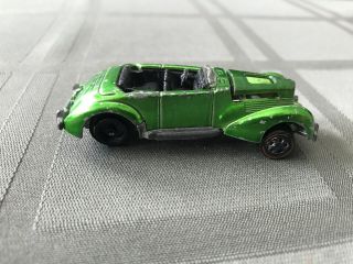 Vintage 1970 Hot Wheels Redline Classic Cord In Green - Rare