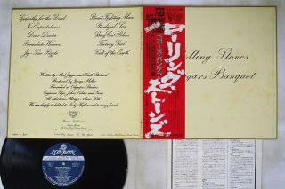 Rolling Stones Beggars Banquet London Lax - 1012 Japan Obi Vinyl Lp