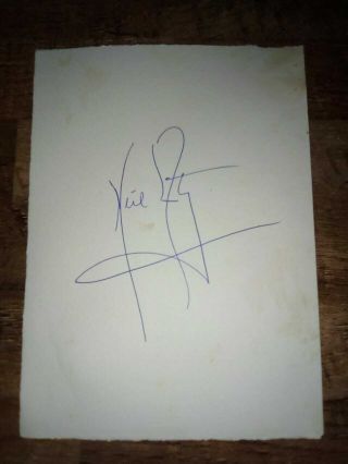 Neil Armstrong - Signed Autographed Card With,  Very Rare,  Certified