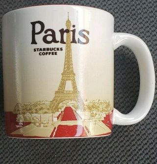 Starbucks Coffee Paris France City Mini Mug Cup Espresso 3 Fl Oz