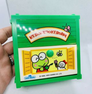 Vintage Sanrio Keroppi Frog Trinket Box 1993