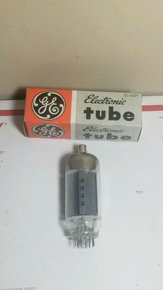 Vintage Ge General Electric Electronic Vacuum Tv Tube 6lf6