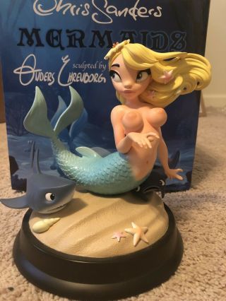 Chris Sanders Nimue Mermaids Topless Blonde Maquette 6/50 Disney Artist