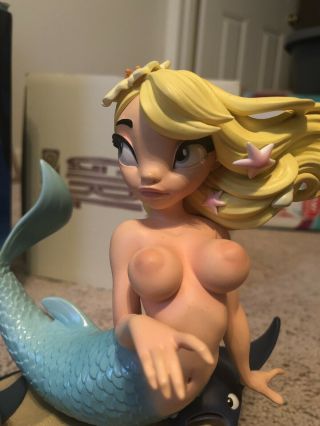 Chris Sanders Nimue Mermaids Topless Blonde Maquette 6/50 Disney Artist 6
