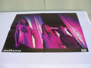 Mudhoney s/t 1989 Limited Edition Gatefold Cover With Poster Vinyl LP Sub Pop 44 8
