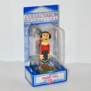 Collectable Characters Olive Oyl Figurine By Bandai From 1990 No.  2 In Series