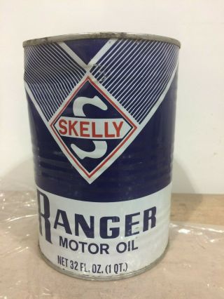 Skelly Metal Oil Can,  FULL 2