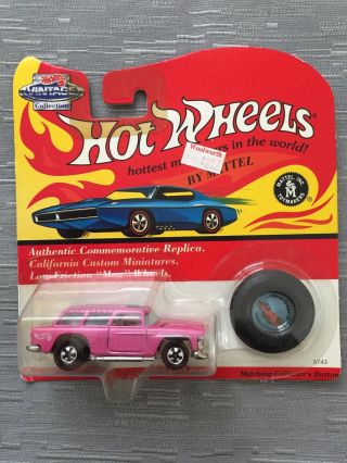 Vintage Mattel Hot Wheels Redline 1969 Pink Classic Nomad Car In Package