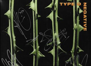 Type O Negative AUTOGRAPHED BY THE ENTIRE BAND OCTOBER RUST 2 LP SET/WOW 2