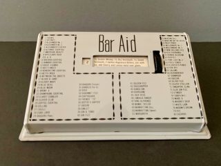 Vintage White Metal Bar Aid Roll Bar 80 Cocktail Recipes Mcm Japan