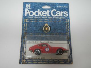 Tomy Tomica Pocket Cars Datsun 280z Rally No.  210 - 58 - 1