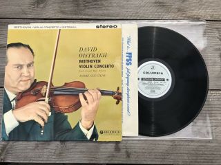 Lp Sax 2315 B/s Ed1 Uk David Oistrakh Violin Concerto Andre Cluytens Colombia