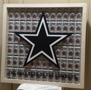 Dallas Cowboys - Miller Lite Can Canvas