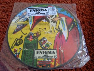 Enigma ‎– Age Of Loneliness Mixes 12 " Vinyl Picture Disc 1994 Dinst135 P&p