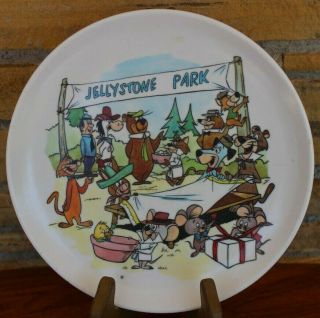 Rare Vintage Yogi Bear Jellystone Park Melmac Dinnerware Plastic Childrens Plate