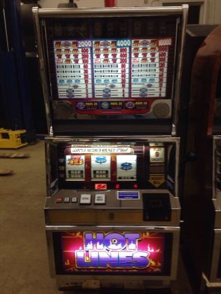 Bally 6000 Hot Lines 3 Line Slot Machine